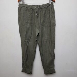 Saks 5th Avenue Linen Pants Size Large Comfort‎ Pockets